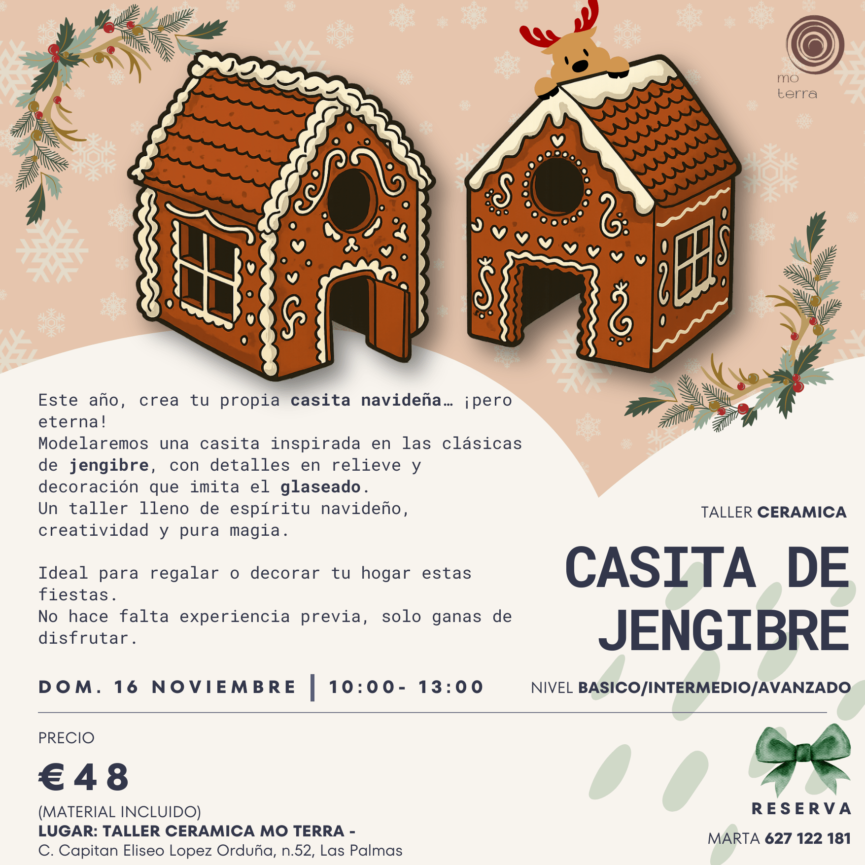 Casita de Jengibre (DOM. 16/11) - Mo Terra Pottery