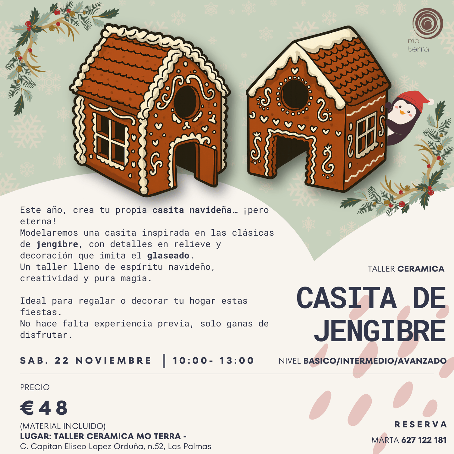 Casita de Jengibre (SAB. 22/11) - Mo Terra Pottery