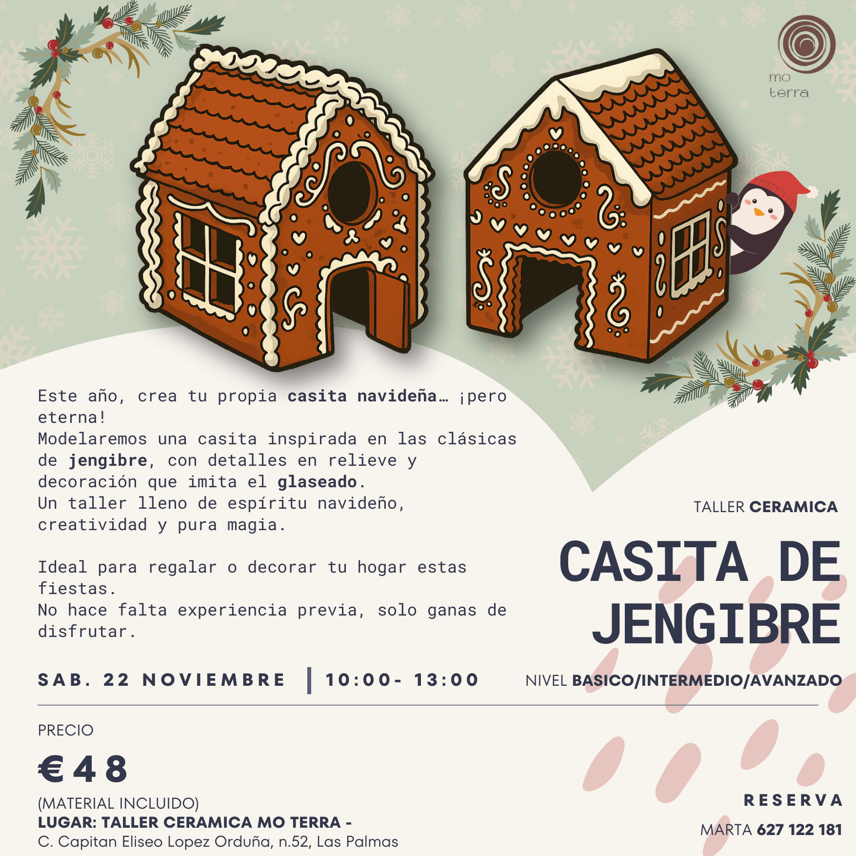 Casita de Jengibre (SAB. 22/11) - Mo Terra Pottery