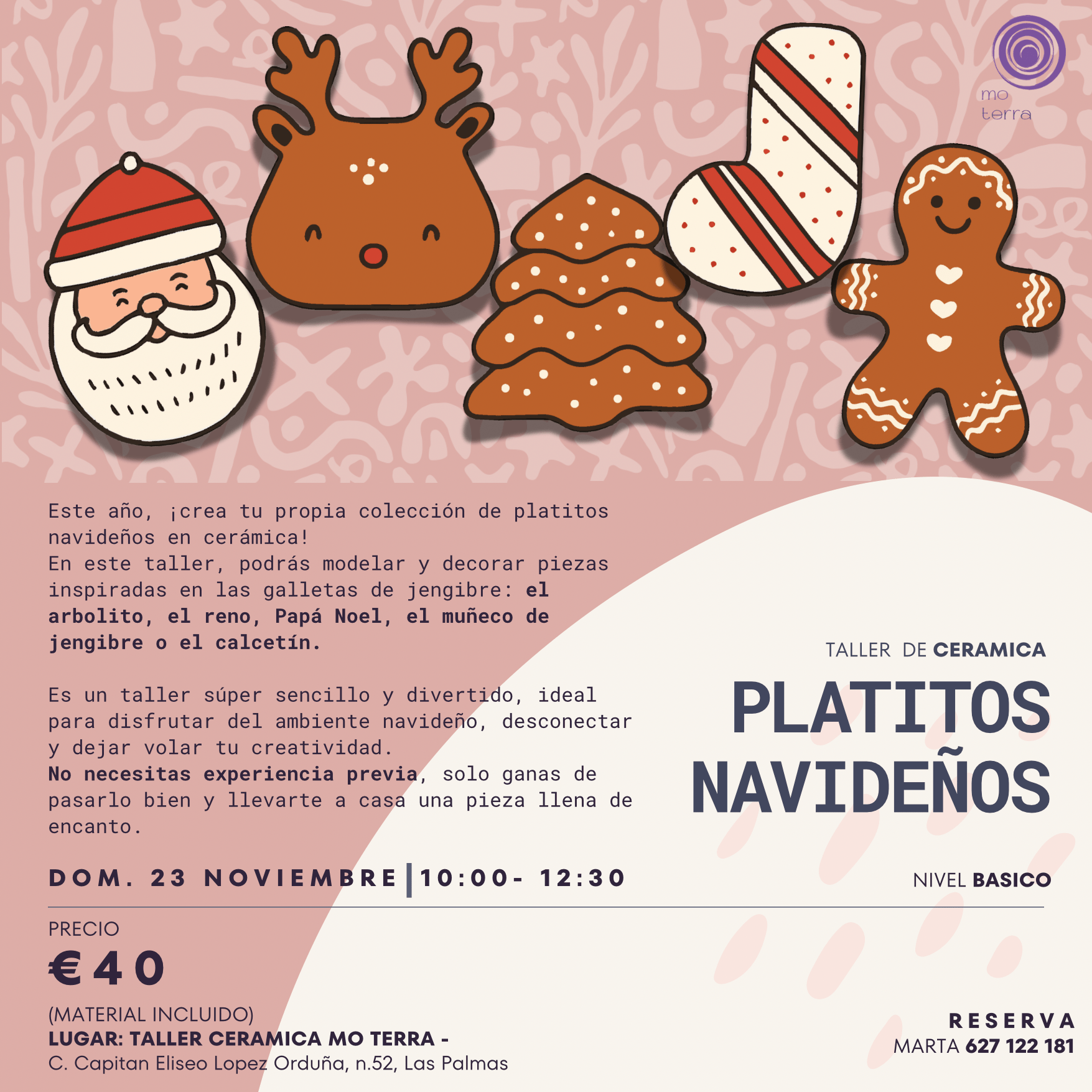Platitos Navideños - Mo Terra Pottery
