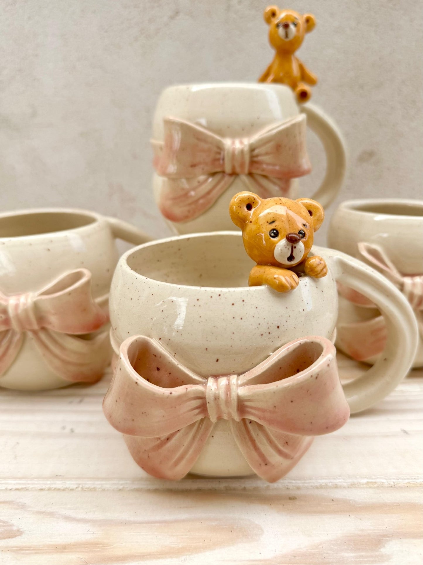 Tazas Oso - Mo Terra Pottery