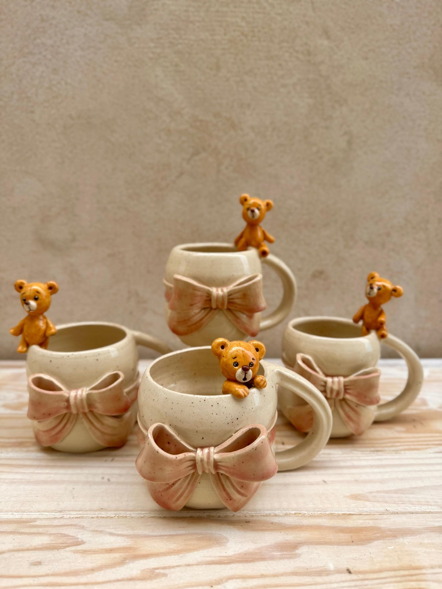 Tazas Oso - Mo Terra Pottery