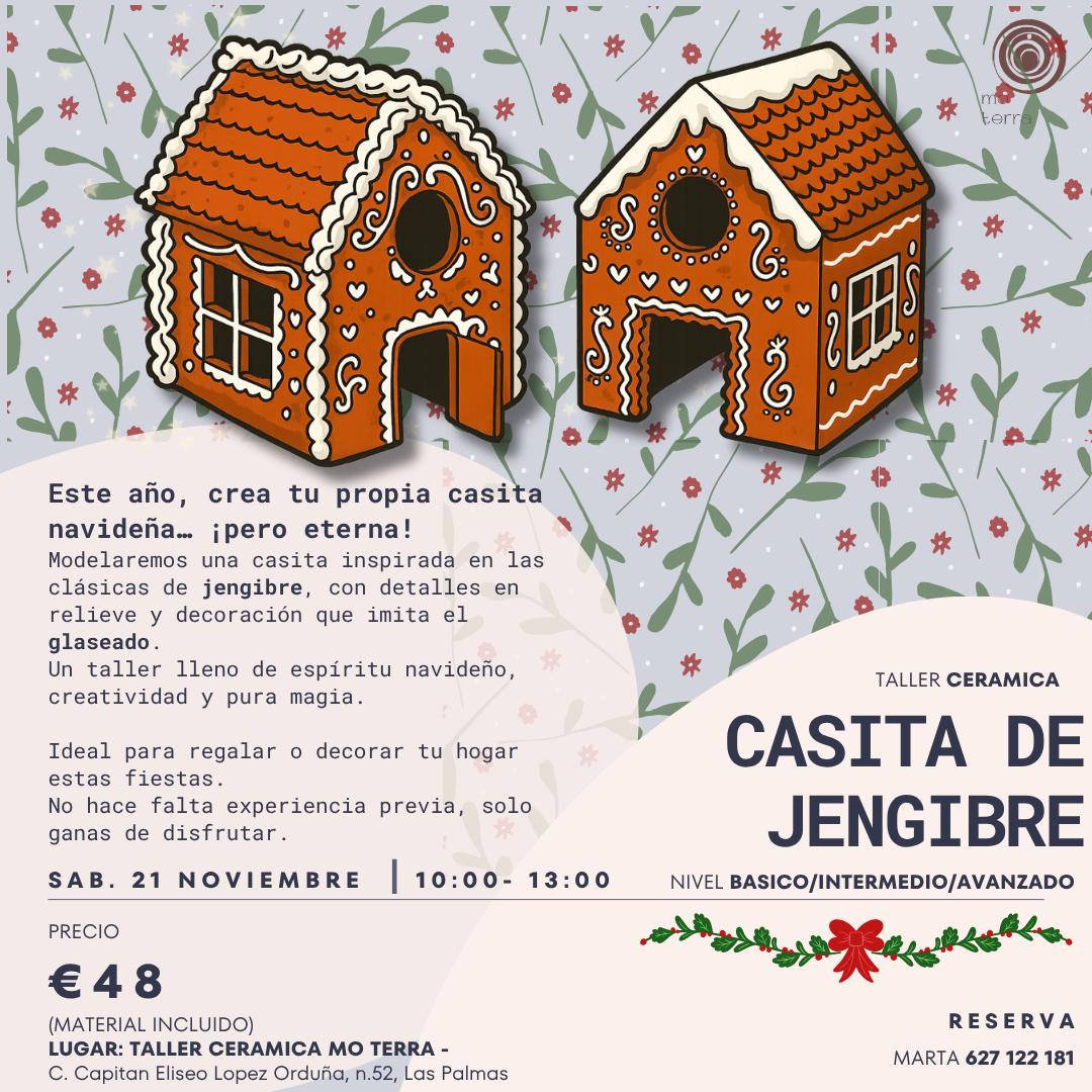 Taller Casita de Jengibre ** Noviembre **