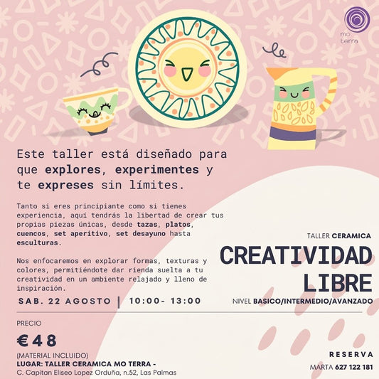 Creatividad Libre ** Agosto ** - Mo Terra Pottery