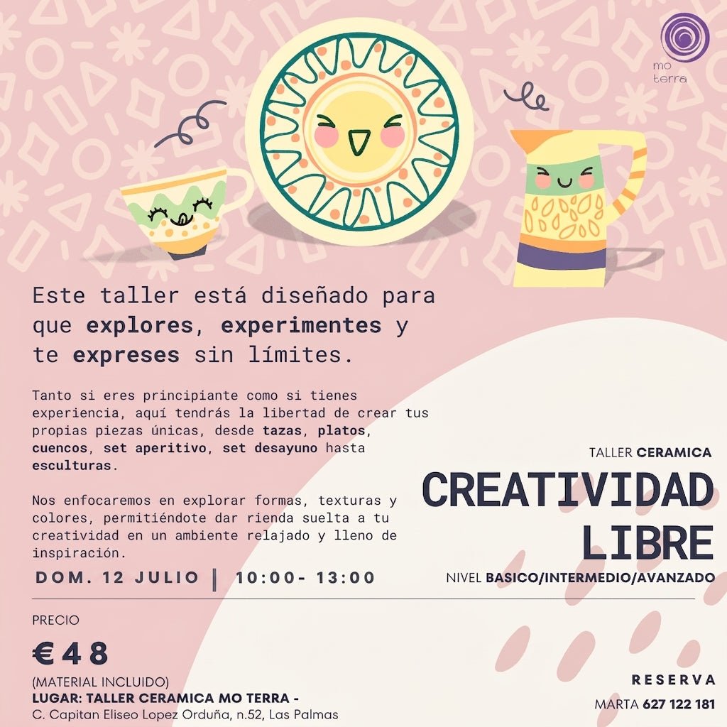 Creatividad Libre ** Julio ** - Mo Terra Pottery