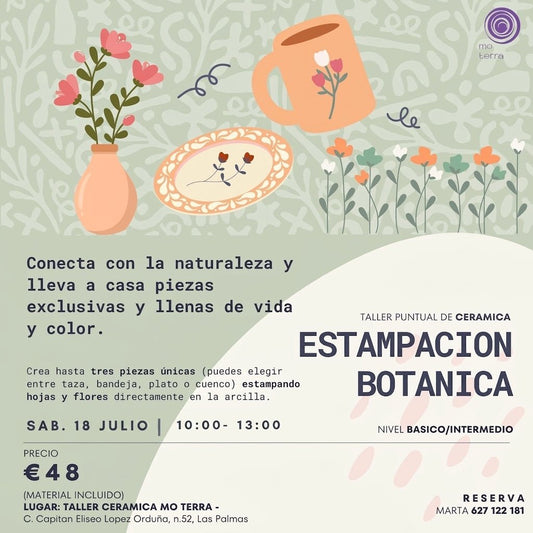 Estampacion Botanica ** Julio ** - Mo Terra Pottery