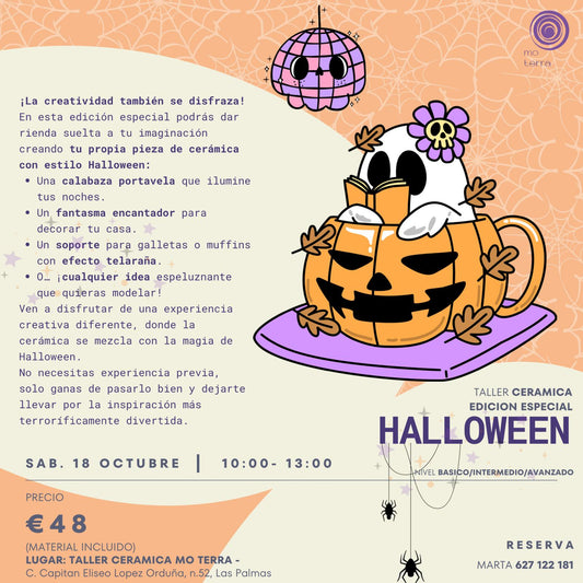 Halloween **Nueva fecha** - Mo Terra Pottery
