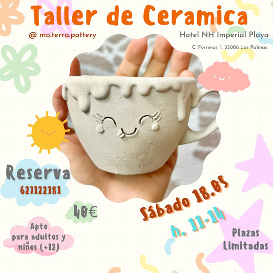 🎨🏺 ¡Nueva fecha para nuestro taller de cerámica!