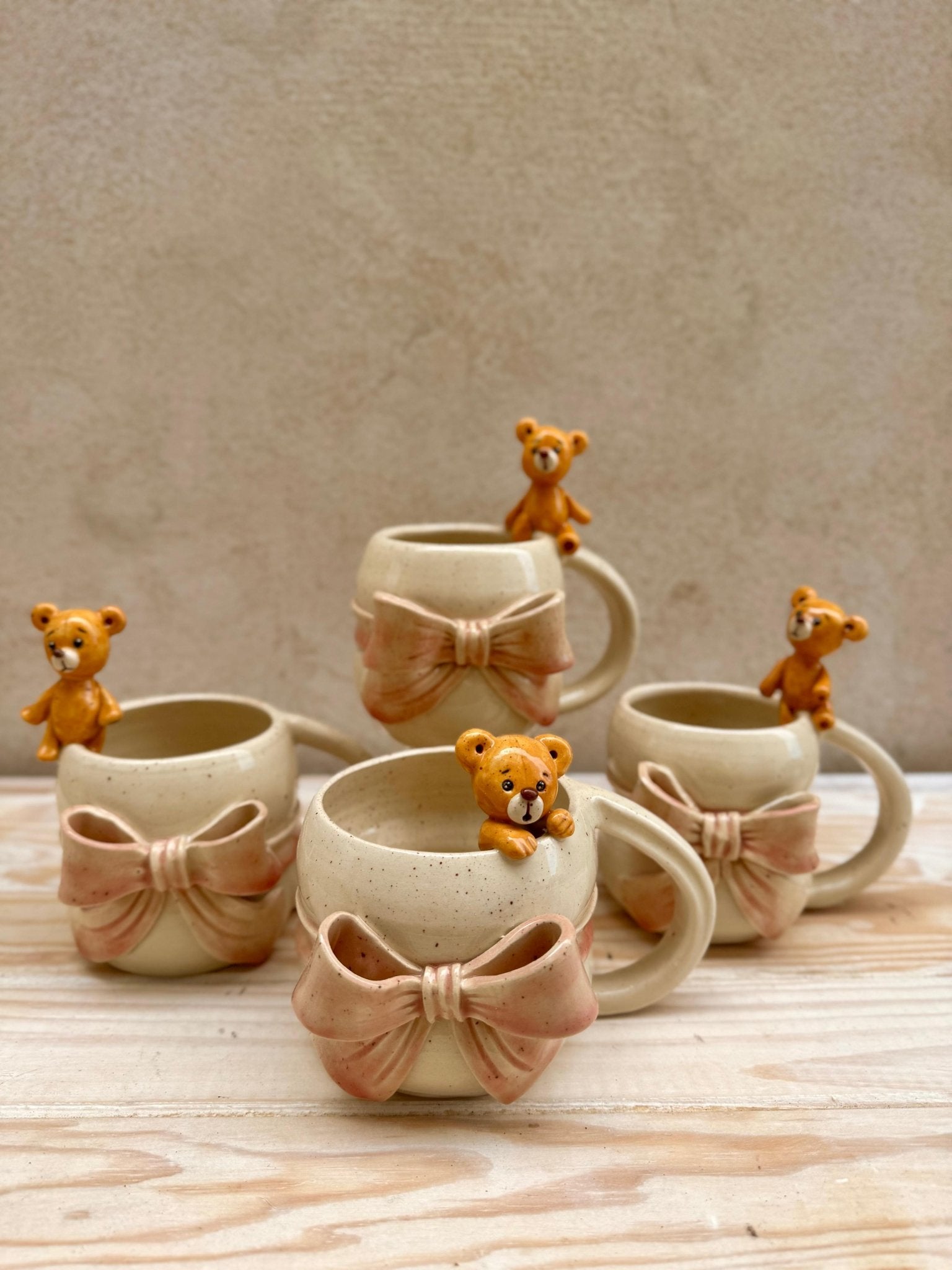Tazas Oso - Mo Terra Pottery